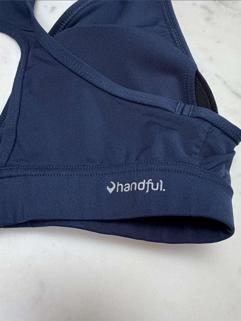 Handful FAV Sports Bra in Navy | Size Medium - Picture 5 of 6